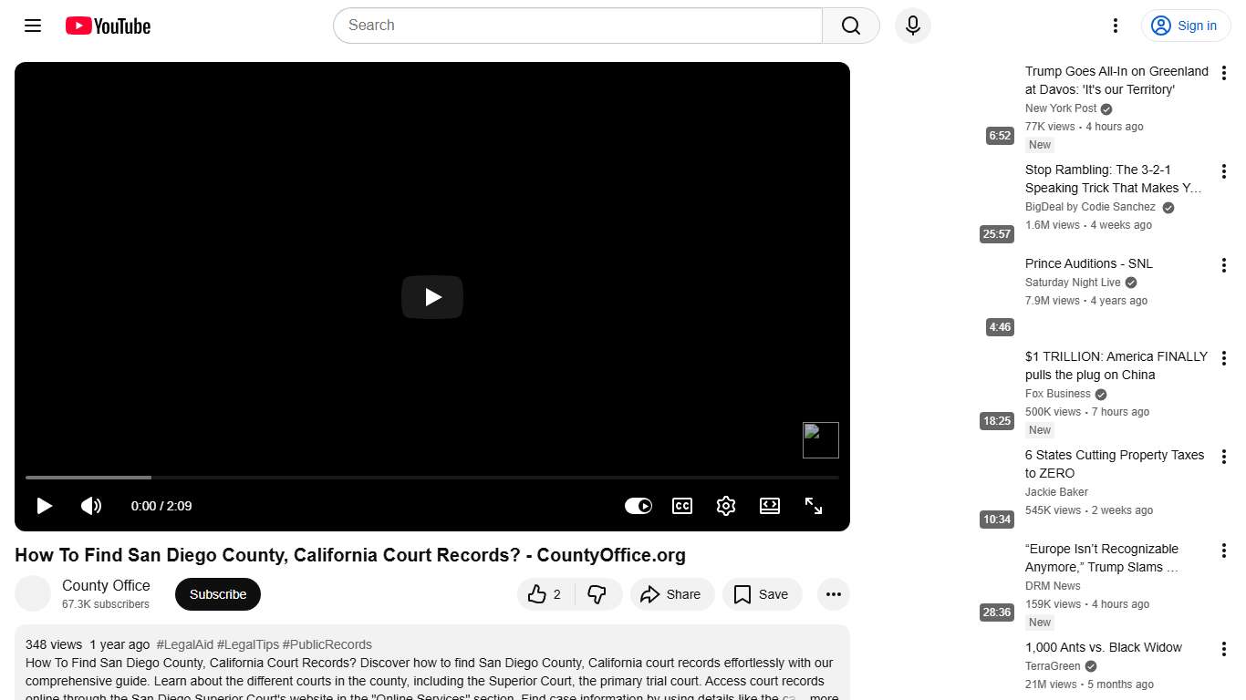 How To Find San Diego County, California Court Records? - CountyOffice.org - YouTube