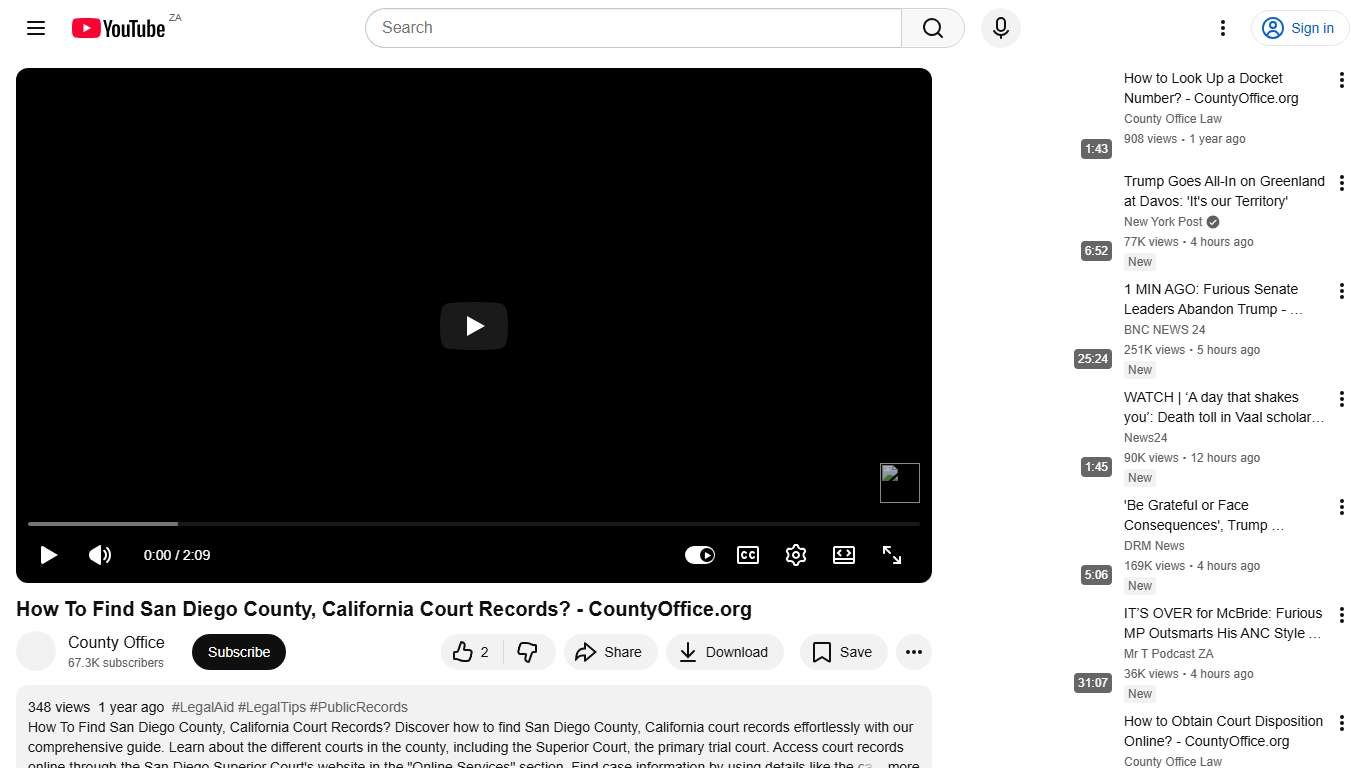 How To Find San Diego County, California Court Records? - CountyOffice.org - YouTube